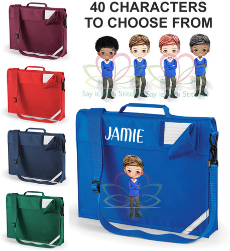Personalisierte büchertasche - personalisierte,