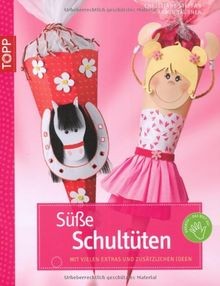 Süße schultüten mit - schultüten:, vielen